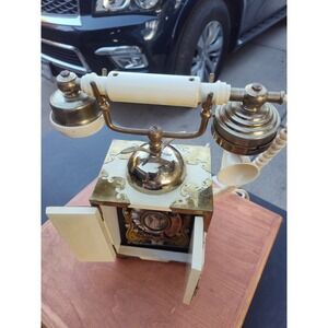 Vintage Yellow Rotary Asian Phone Telephone Made In Japan Un-Tested